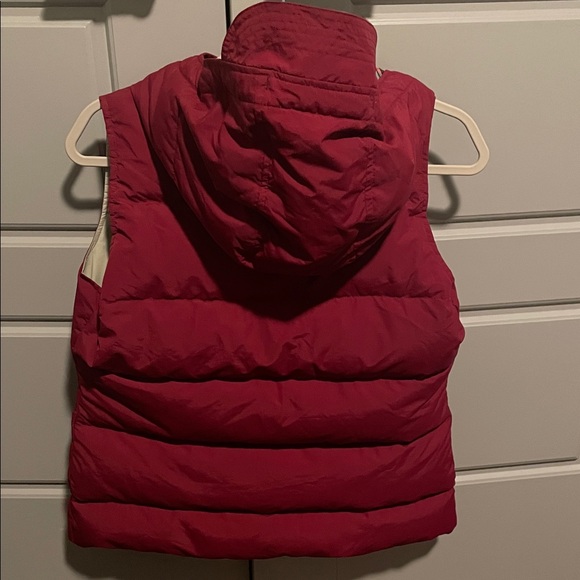Penfield x Madewell Women's Lucedale Down Puffer Hooded Vest  Red Size Medium - Picture 6 of 7